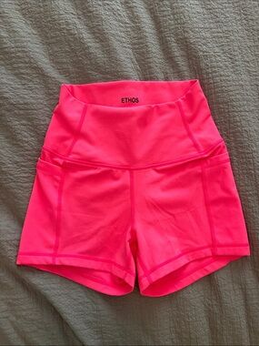 Ethos Pink Biker Shorts